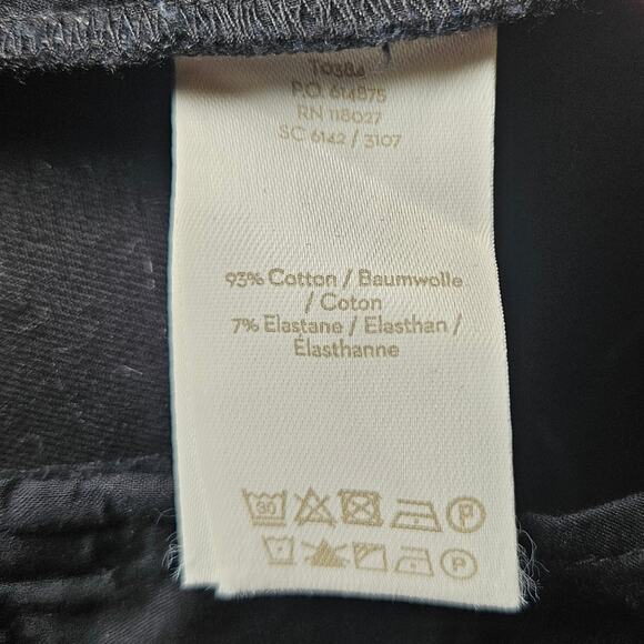 Boden Bi-Stretch Crop Flare Trousers In Black - Picture 5 of 9